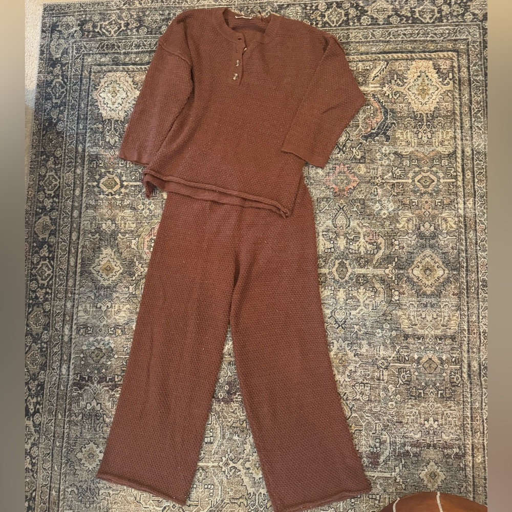 Shop Talulah Rust Red Loungewear Set
